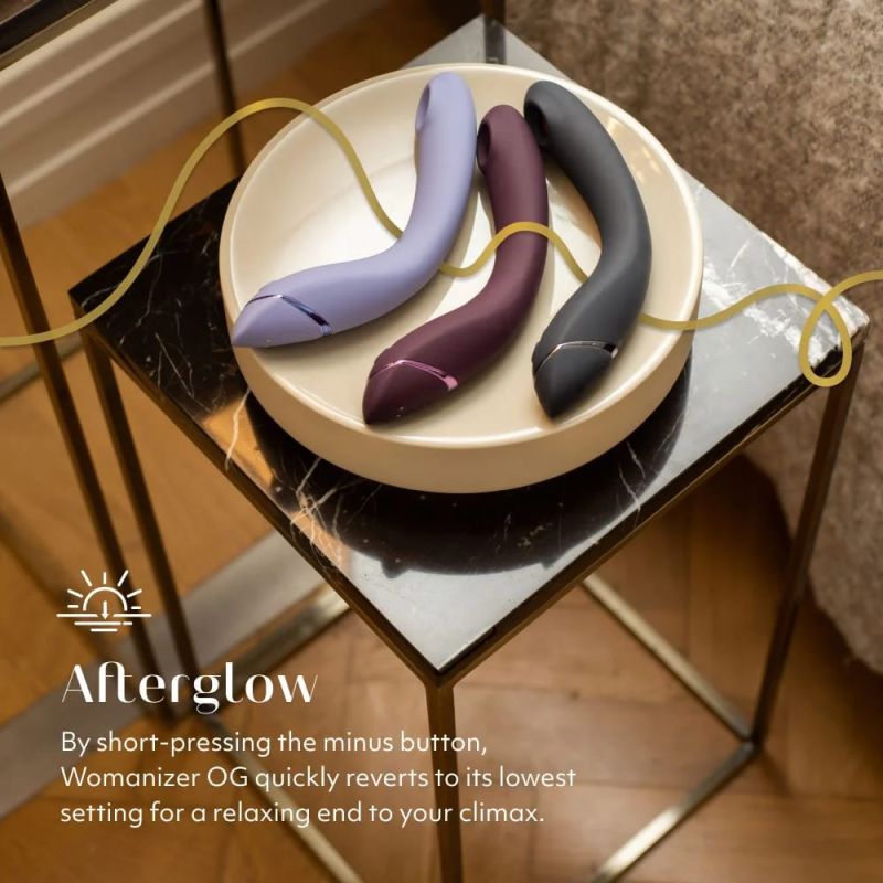 Вібратор для точки G c вакуумною стимуляцією Womanizer OG Slate вид 18