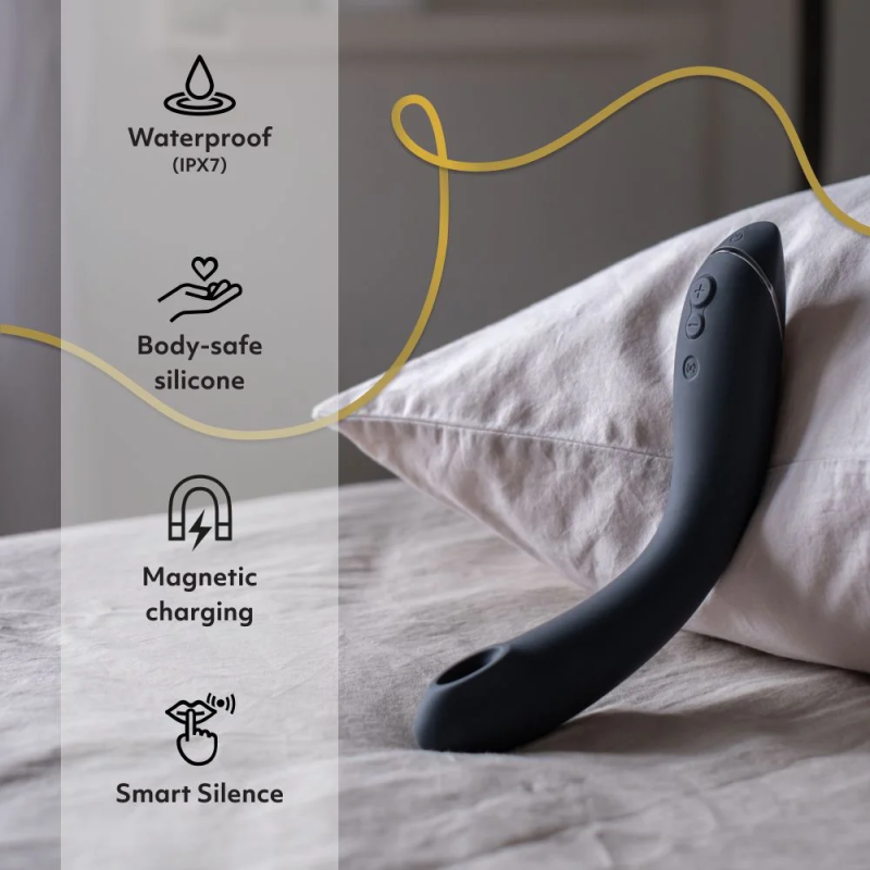 Вібратор для точки G c вакуумною стимуляцією Womanizer OG Slate вид 17