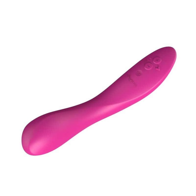 Вибратор для точки G Rave 2 We-Vibe, силиконовый, розовый, 19.3 х 3 см вид 7