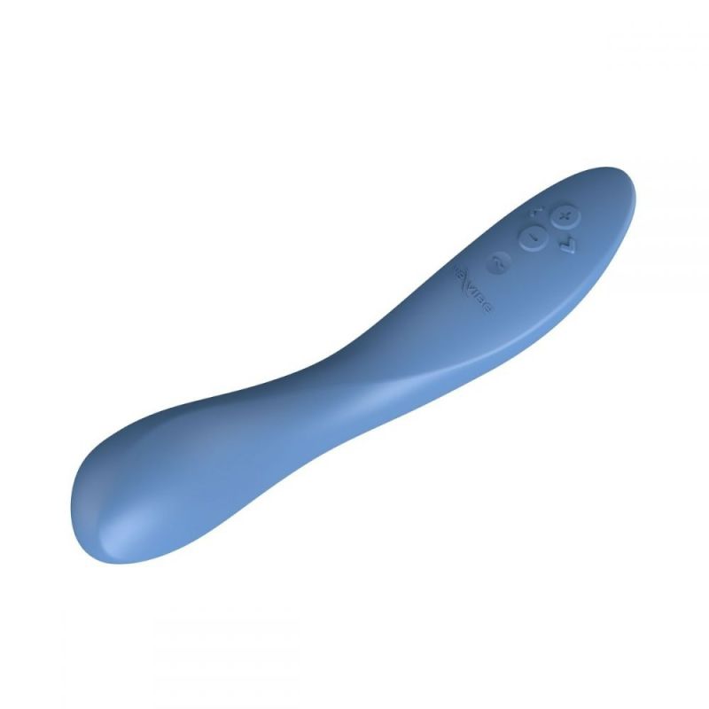 Вибратор для точки G Rave 2 We-Vibe, силиконовый, синий, 19.3 х 3 см вид 7