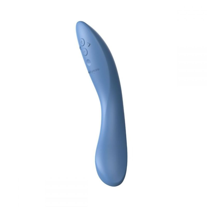 Вибратор для точки G Rave 2 We-Vibe, силиконовый, синий, 19.3 х 3 см вид 6