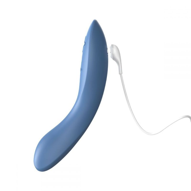 Вибратор для точки G Rave 2 We-Vibe, силиконовый, синий, 19.3 х 3 см вид 9