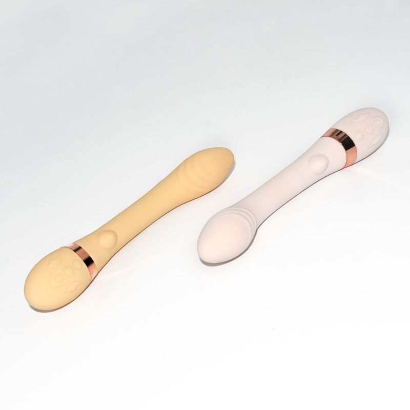 Вибратор для точки G с подогревом и двумя моторами Sweet Em, желтый вид 6