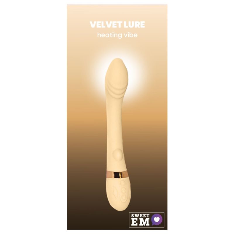 Вибратор для точки G с подогревом и двумя моторами Sweet Em, желтый вид 8