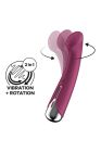 Вібратор для точки G Satisfyer Spinning G-Spot 1 з ротацією, червоний вид 3