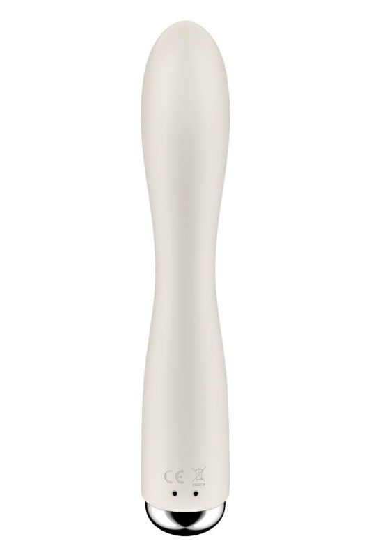 Вібратор для точки G Satisfyer Spinning Vibe 1 з ротацією, молочний вид 6