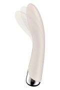 Вібратор для точки G Satisfyer Spinning Vibe 1 з ротацією, молочний