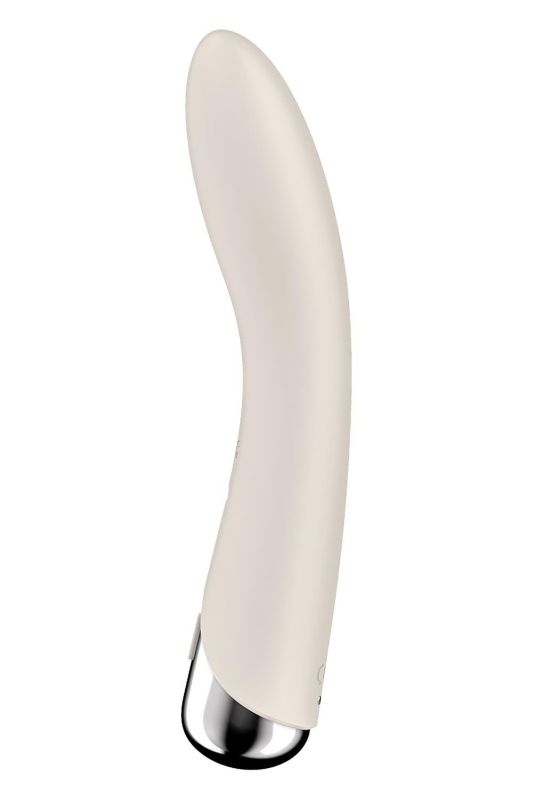 Вібратор для точки G Satisfyer Spinning Vibe 1 з ротацією, молочний вид 3