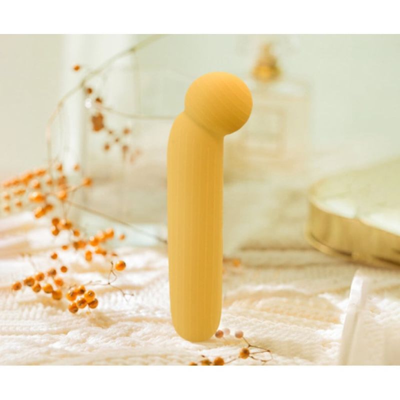 Вібратор для точки G Sweet Em Velvet Lure, бежевий вид 6