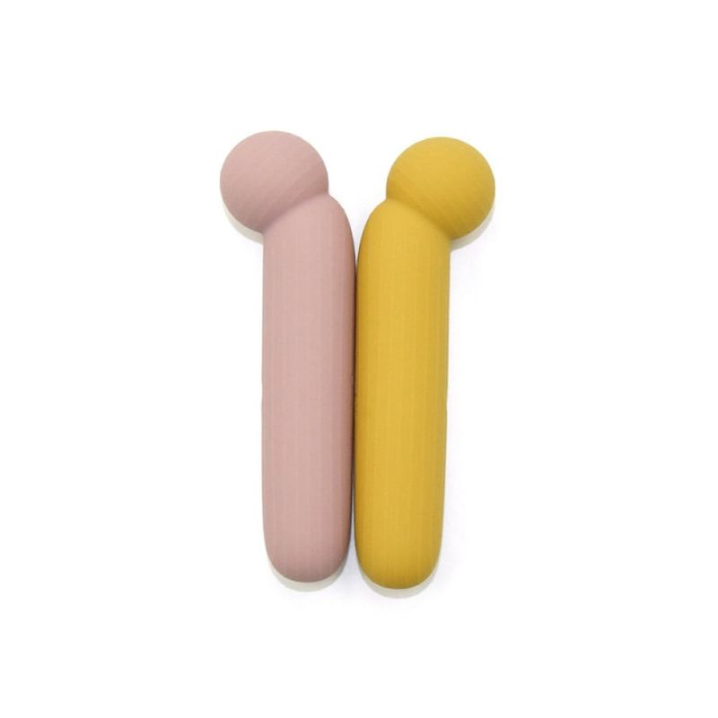 Вібратор для точки G Sweet Em Velvet Lure, бежевий вид 4