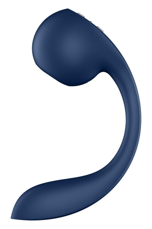 Вібратор для точки G та клітора Satisfyer Pro+ Wave 4 Connect App з додатком, синій вид 3