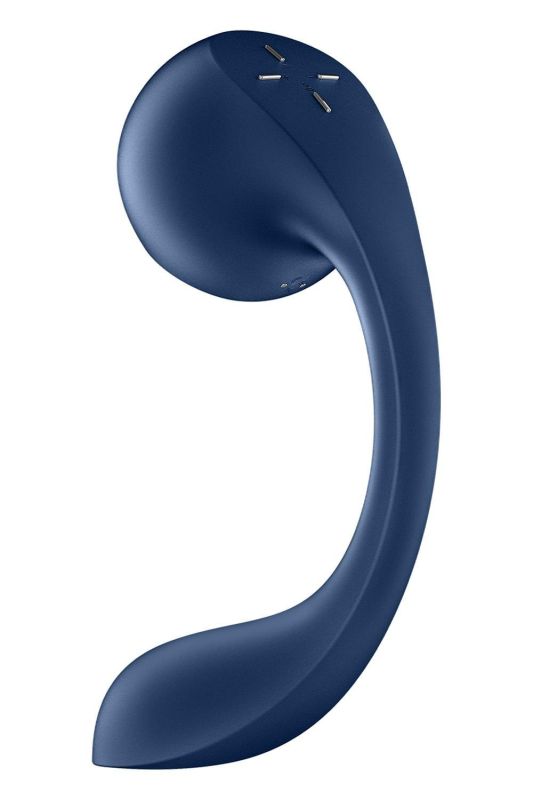 Вібратор для точки G та клітора Satisfyer Pro+ Wave 4 Connect App з додатком, синій вид 4