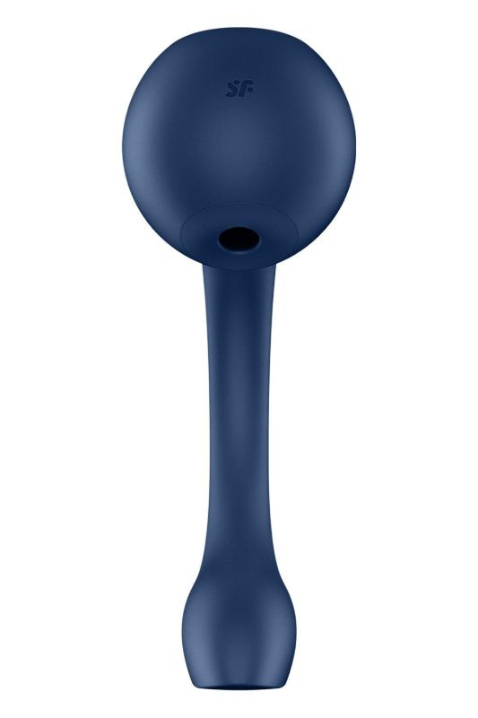 Вібратор для точки G та клітора Satisfyer Pro+ Wave 4 Connect App з додатком, синій вид 5
