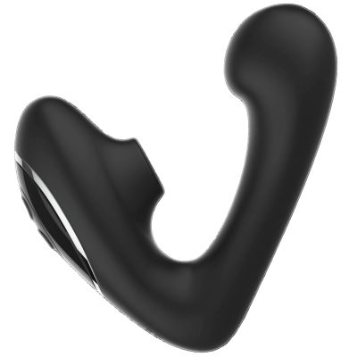 Вибратор-дует Fifty Shades of Grey Greedy Girl вакуумная стимуляция и точка G, черный