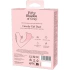 Вібратор-дует Fifty Shades of Grey Greedy Girl вакуумна стимуляція та точка G, чорний вид 4