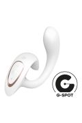 Вібратор подвійної стимуляції Satisfyer G for Goddess 1 точки G та клітора, білий