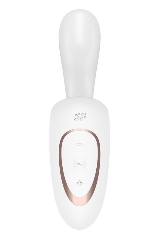 Вібратор подвійної стимуляції Satisfyer G for Goddess 1 точки G та клітора, білий вид 5
