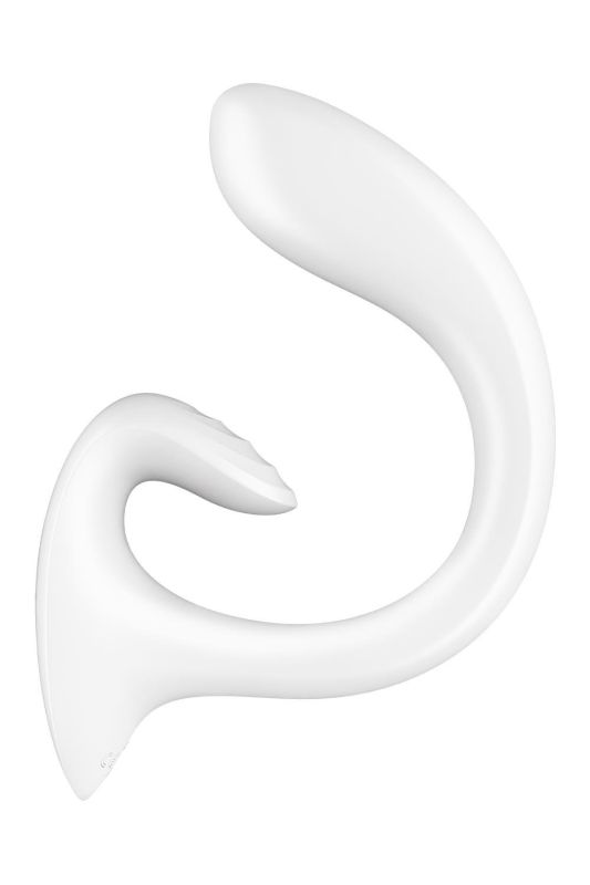 Вібратор подвійної стимуляції Satisfyer G for Goddess 1 точки G та клітора, білий вид 4