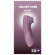 Клиторальный вибратор Sweet Em с вакуумом, серо-фиолетовый, 11 см