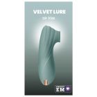 Клиторальный вибратор Sweet Em с вакуумом, серо-голубой, 11 см вид 2