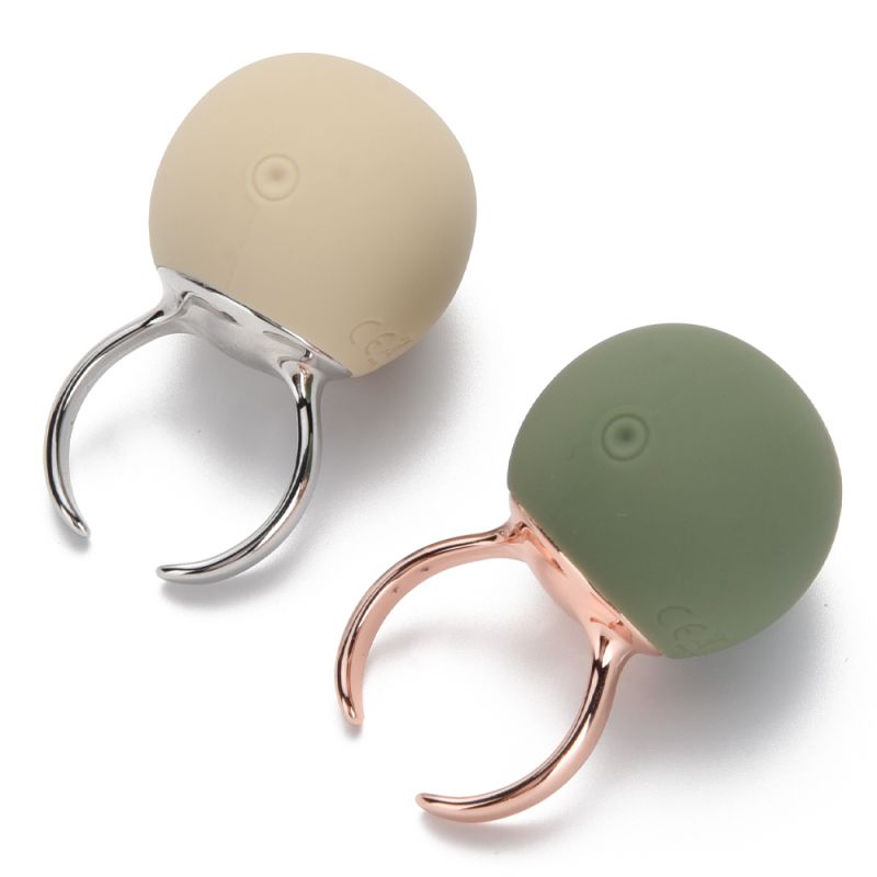 Вібратор-кільце Sweet Em для клітора, зелений, 2.7 х 4.5 х 2 см вид 3