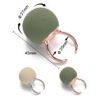 Вибратор-кольцо Sweet Em для клитора, зеленый, 2.7 х 4.5 х 2 см вид 10