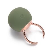 Вибратор-кольцо Sweet Em для клитора, зеленый, 2.7 х 4.5 х 2 см