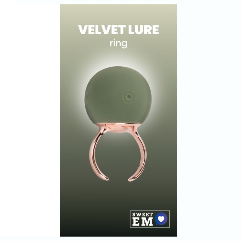 Вібратор-кільце Sweet Em для клітора, зелений, 2.7 х 4.5 х 2 см вид 12