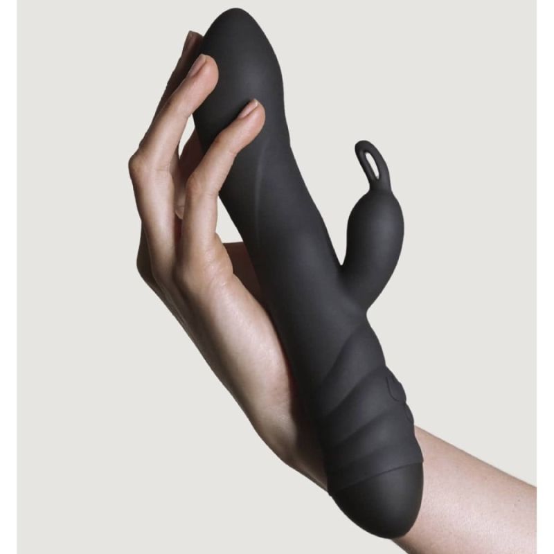 Вібратор-кролик Adrien Lastic Ares 2.0 чорний вид 3