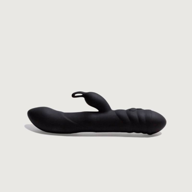 Вібратор-кролик Adrien Lastic Ares 2.0 чорний вид 5