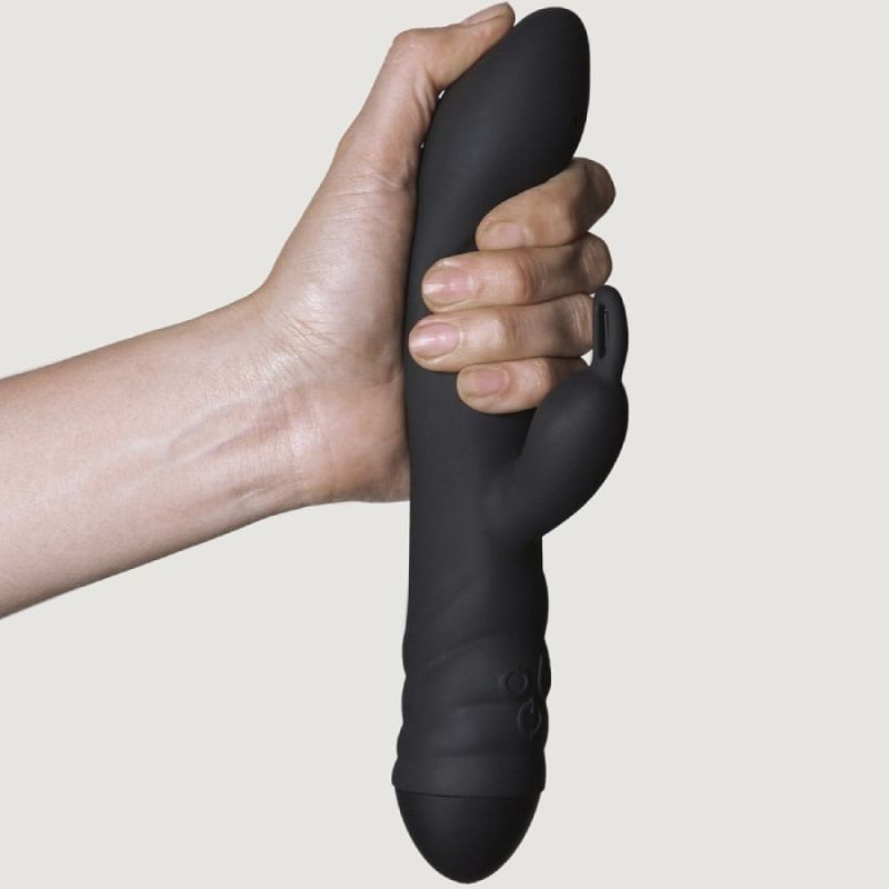 Вібратор-кролик Adrien Lastic Ares 2.0 чорний вид 4