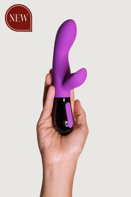 Вібратор-кролик Adrien Lastic Gaia 2.0 фіолетовий