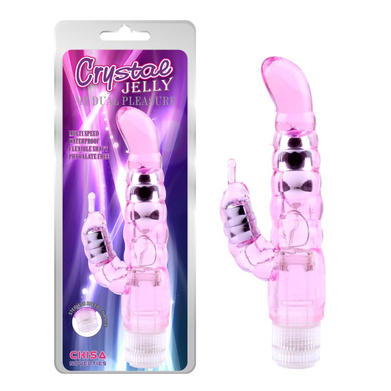 Вибратор-кролик Chisa Crystal Jellie Pleaser вид 2