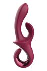 Вибратор-кролик Dreamtoys Glam Duo Vibrator с крючком ручкой, 22.7 х 4.2 см вид 4