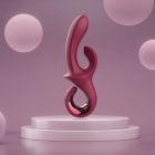 Вибратор-кролик Dreamtoys Glam Duo Vibrator с крючком ручкой, 22.7 х 4.2 см вид 7