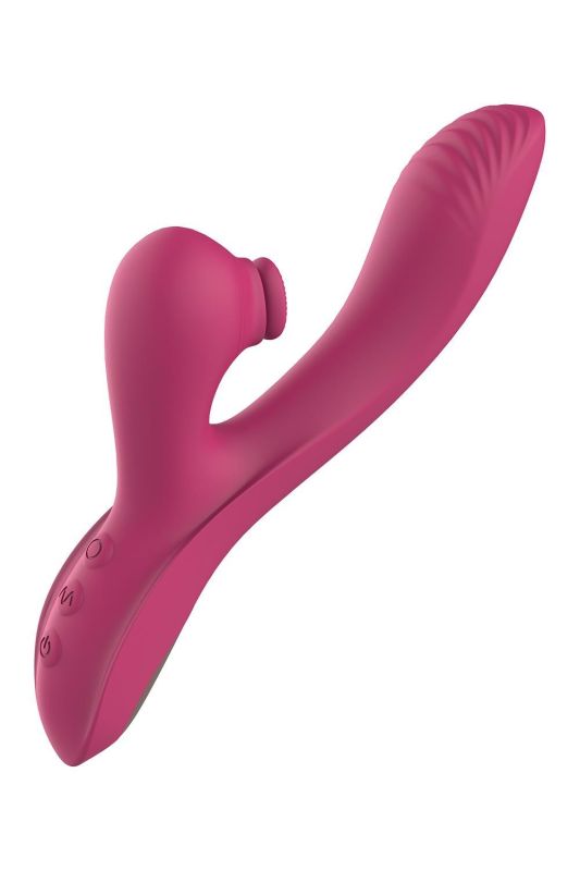 Вібратор кролик подвійний стимуляції Dream Toys Dual G-Spot Vibe Essentials, рожевий вид 6