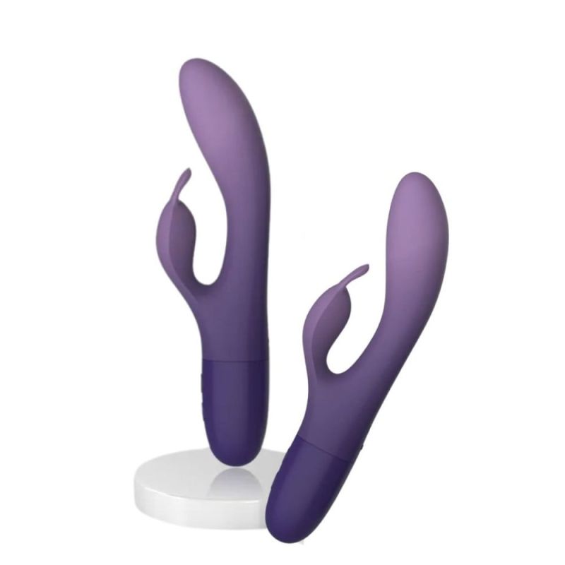 Вибратор-кролик Every Night Toys для точки G, фиолетовый вид 4