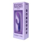 Вібратор кролик Every Night Toys для точки G, синьо-фіолетовий градієнт вид 4