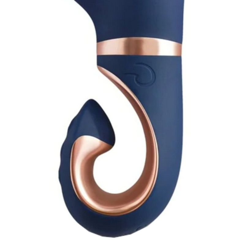 Вібратор кролик Gentley - Синій вид 5