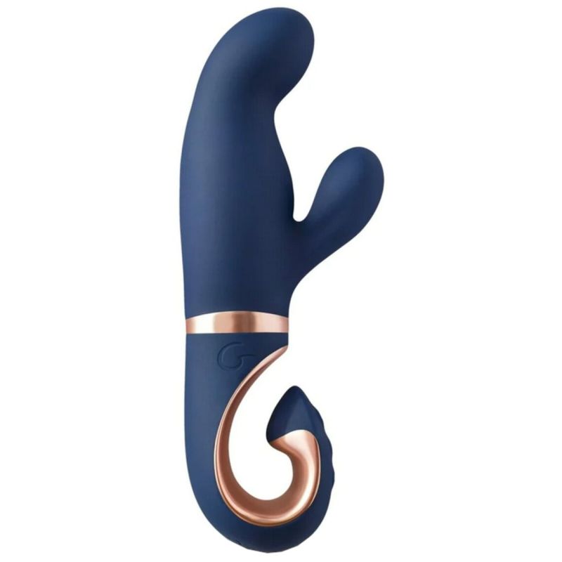 Вібратор кролик Gentley - Синій вид 2