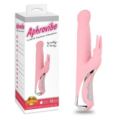 Вибратор-кролик рельефный Chisa Aphrovibe розовый
