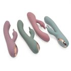 Вібратор-кроль рельєфний Sweet Em Velvet Lure 10 режимів вібрації та 5 режимів коливань, рожевий вид 11