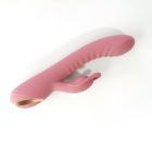 Вібратор-кроль рельєфний Sweet Em Velvet Lure 10 режимів вібрації та 5 режимів коливань, рожевий вид 6