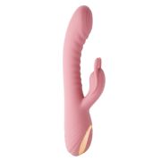 Вібратор-кроль рельєфний Sweet Em Velvet Lure 10 режимів вібрації та 5 режимів коливань, рожевий