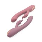 Вібратор-кроль рельєфний Sweet Em Velvet Lure 10 режимів вібрації та 5 режимів коливань, рожевий вид 8