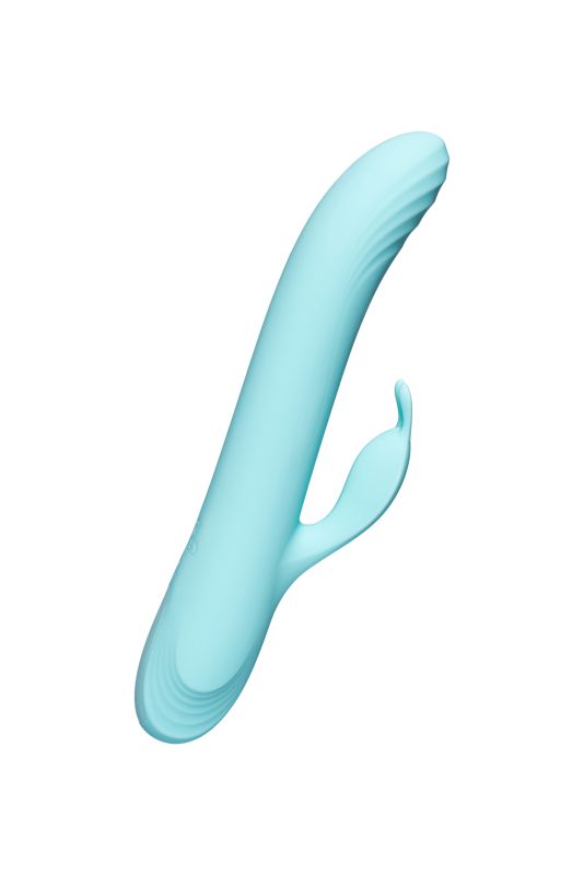 Вібратор-кролик із фрикціями Every Night Toys для точки G, блакитний вид 3