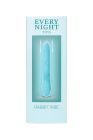 Вибратор-кролик с фрикциями Every Night Toys для точки G, голубой вид 6