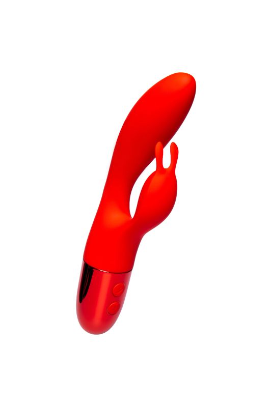 Кролик вибратор с горизонтальными движениями Every Night Toys для точки G, красный вид 4