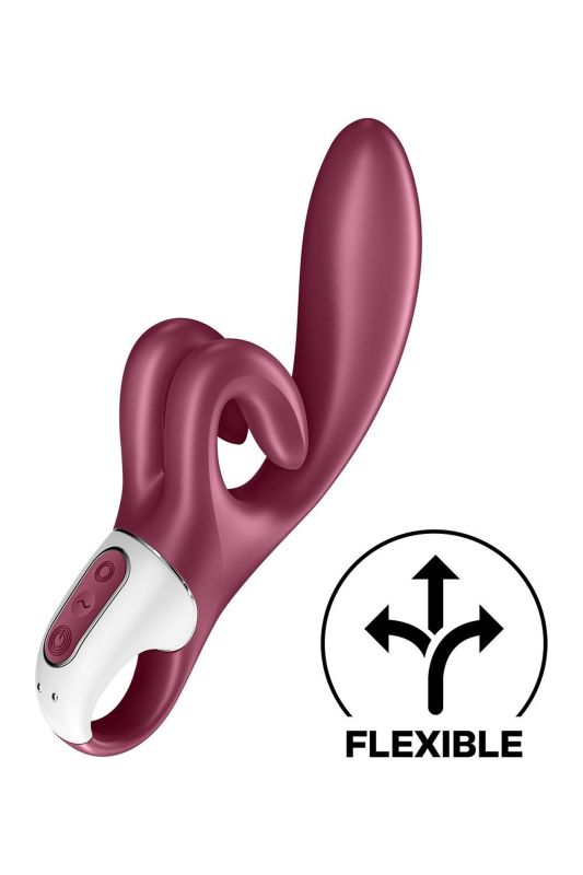 Вібратор кролик з трьома потужними двигунами Satisfyer Touch me для стимуляції клітора та статевих губ вид 3