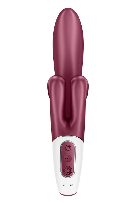 Вібратор кролик з трьома потужними двигунами Satisfyer Touch me для стимуляції клітора та статевих губ вид 6